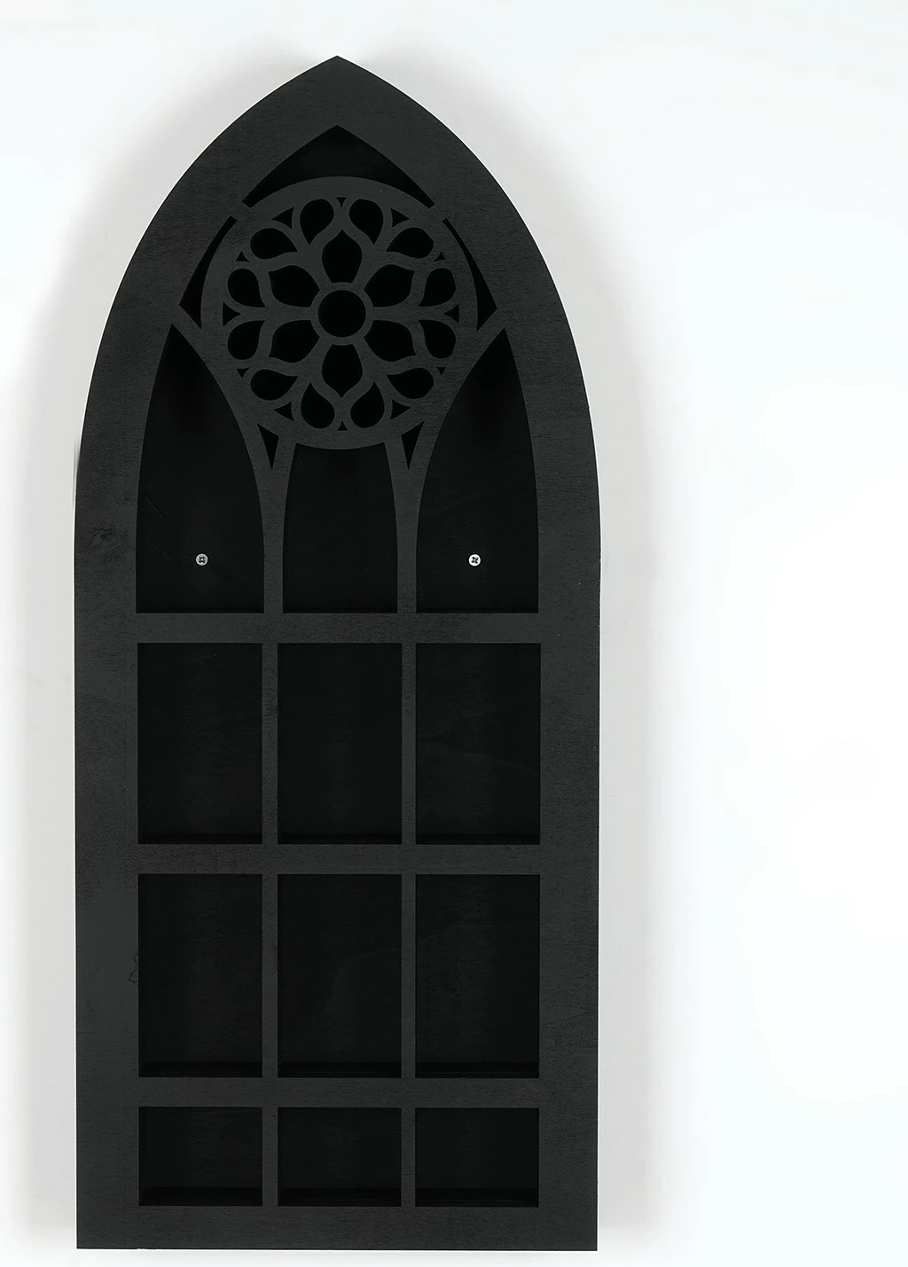 Leseni organizator 66 x 29 x 6 cm, črn, Skye Decor Meh207-M