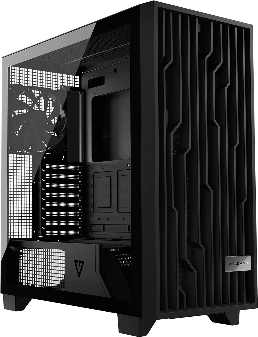 Računalniško ohišje MODECOM Volcano Perun Apex ARGB Midi, črno