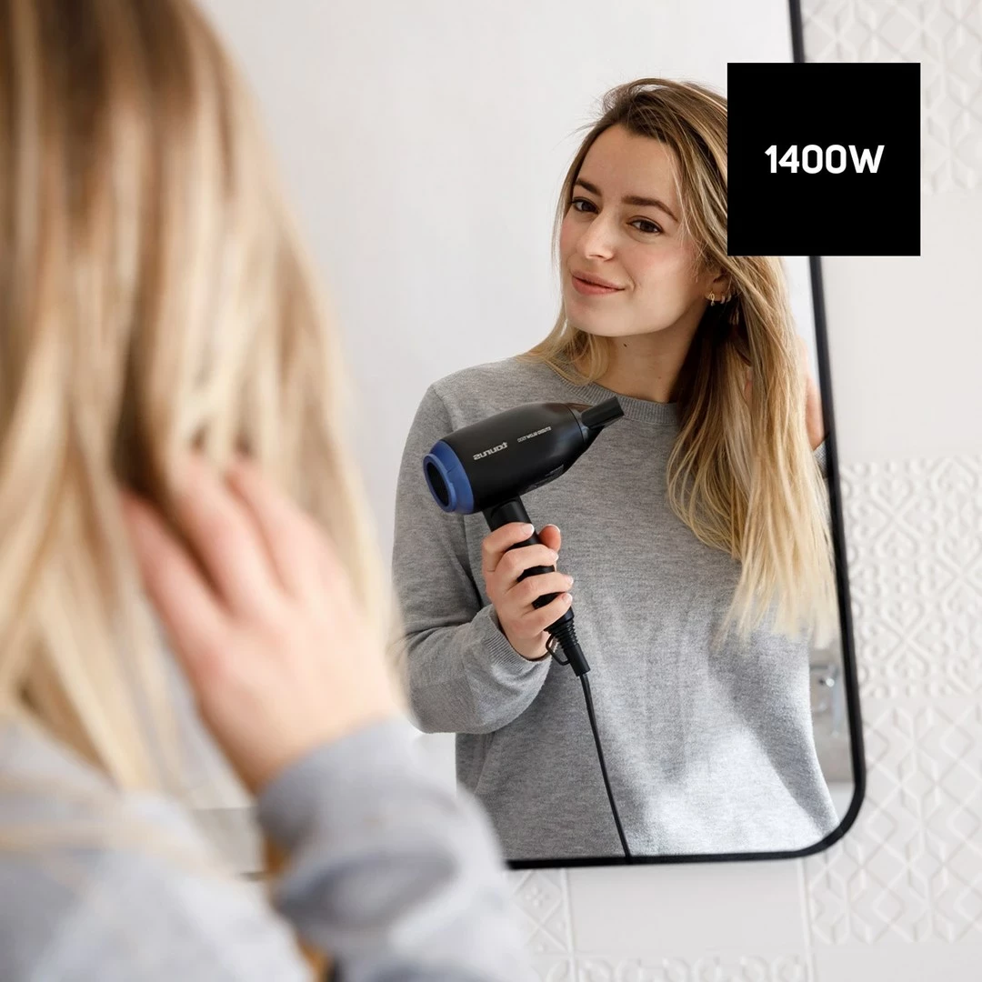 Sušilnik las, Taurus Studio Glow 1500, 1400 W, črn