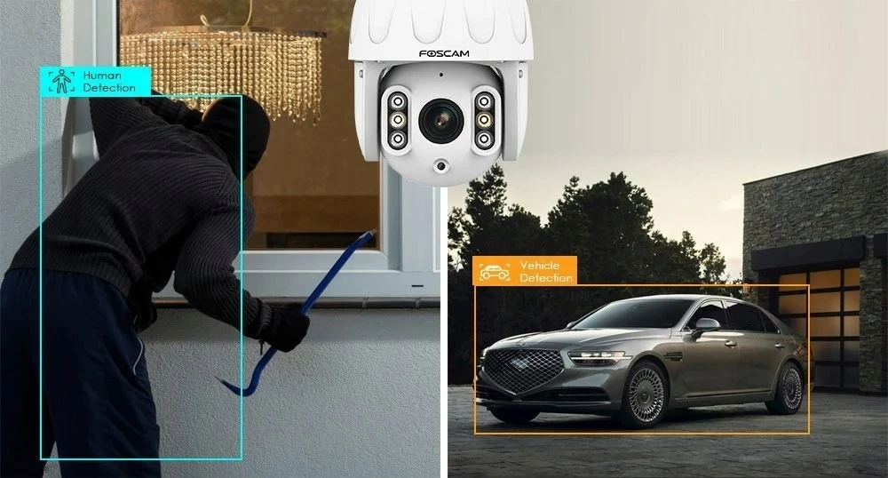 Zunanji IP fotoaparat Foscam SD8EP, 8MP, bel