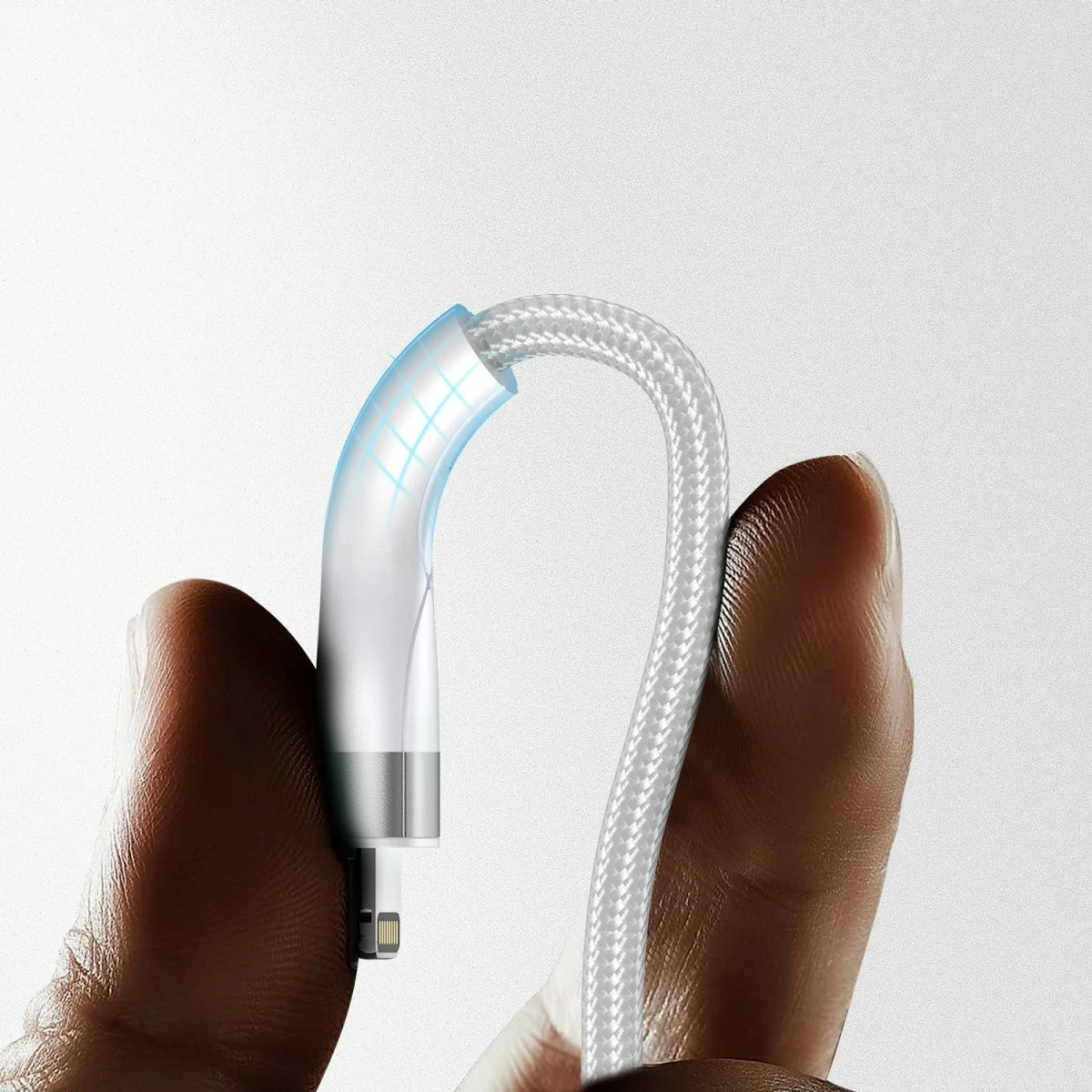 Večfunkcijski polnilni kabel USB-C/A 4in2 4smarts, 1,2 m, bel