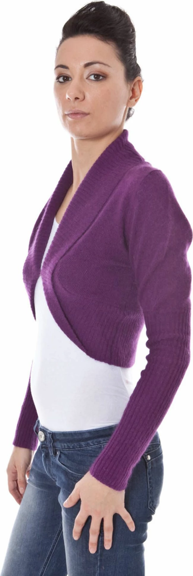 Ženski pulover DATCH, vijoličen