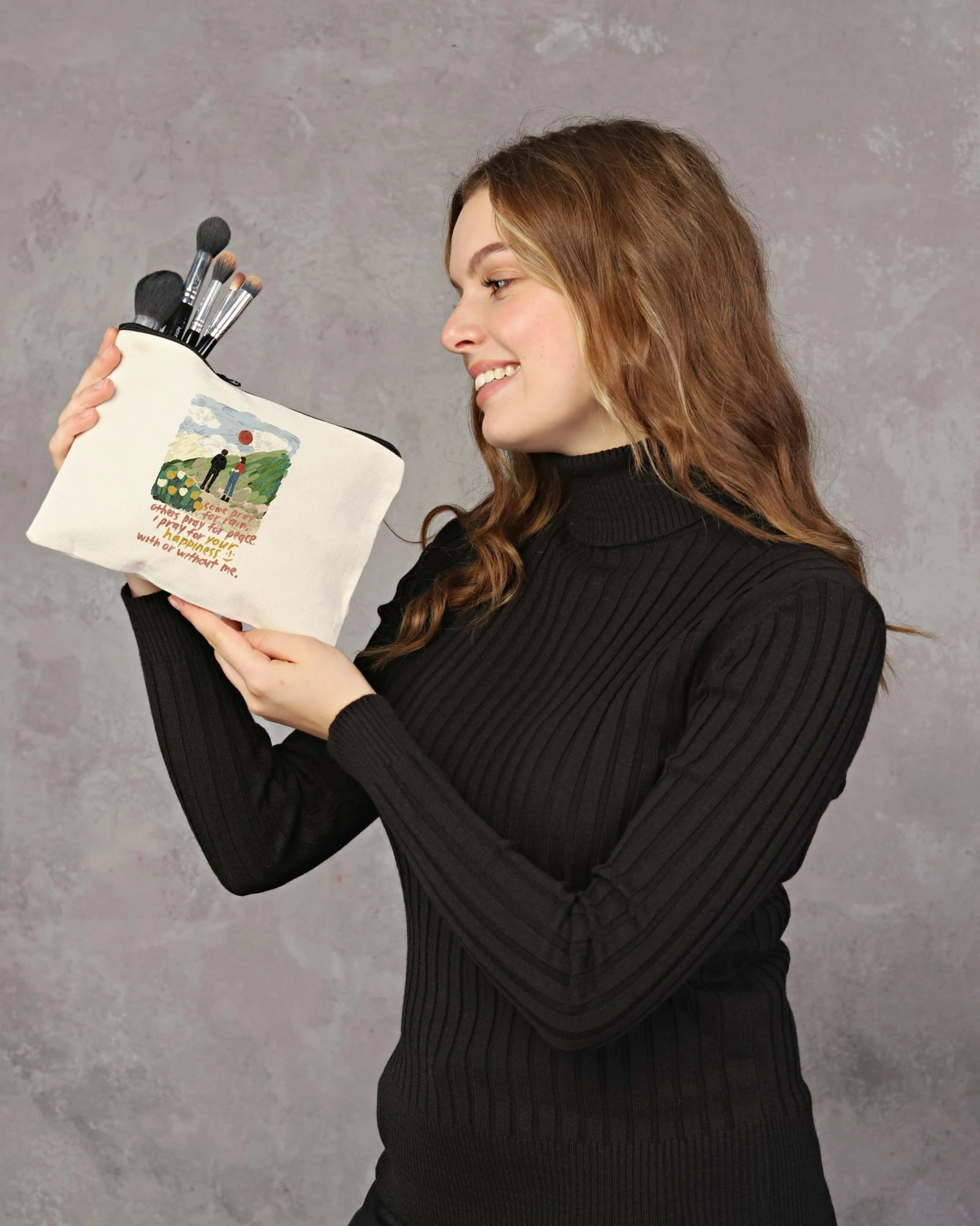 Kozmetična torbica krem, Zoozie Bags, 25 x 18 cm, 0688