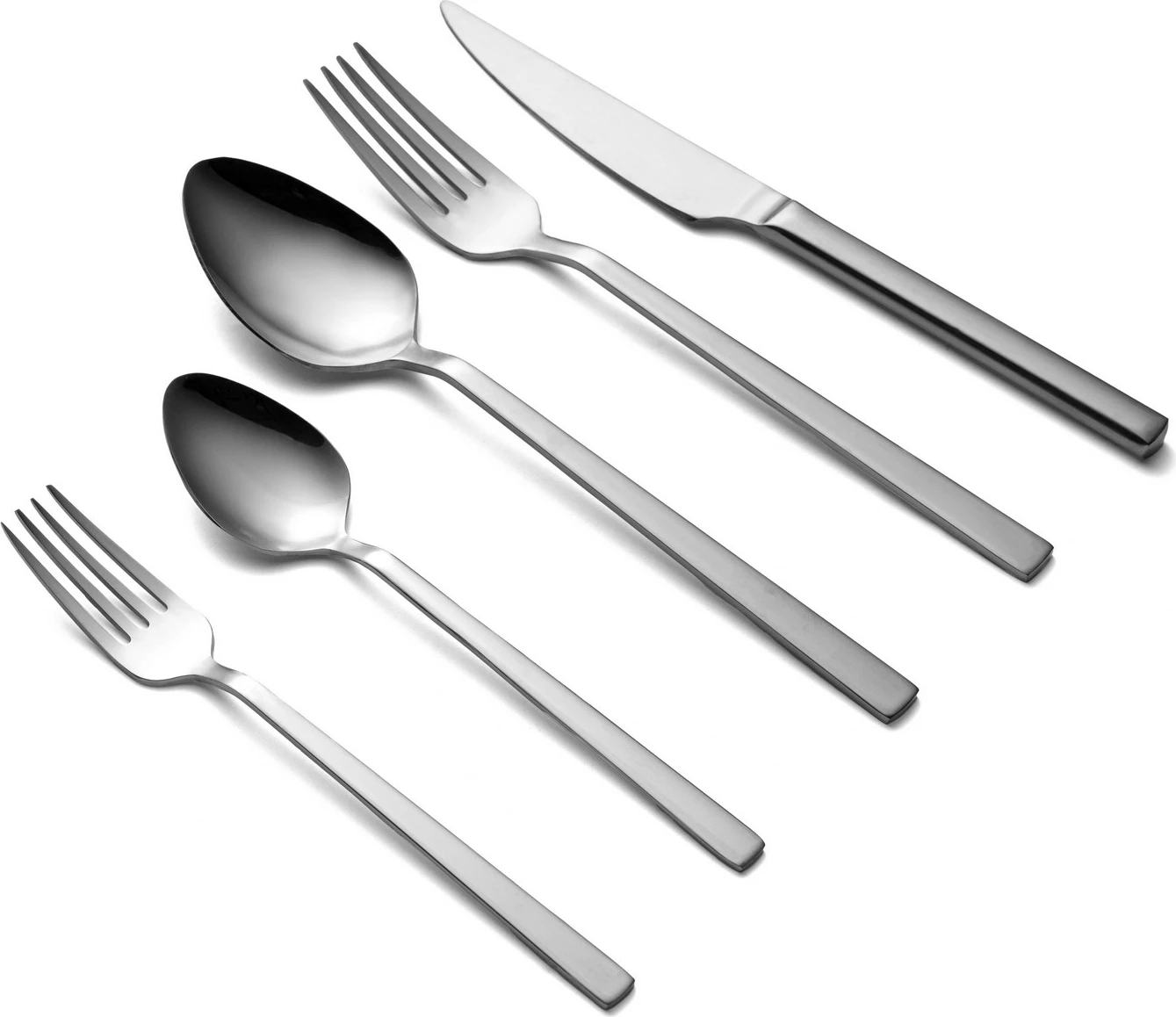 Set 20-delnega jedilnega pribora, krom, Hermia Concept CBK20CH