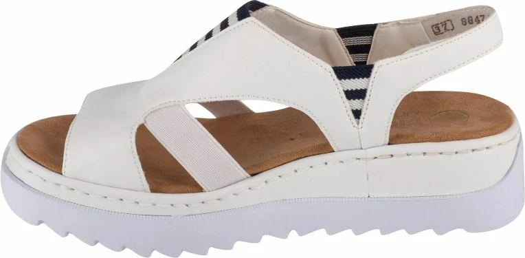 Sandali za ženske Rieker W V44Y5-80, beli