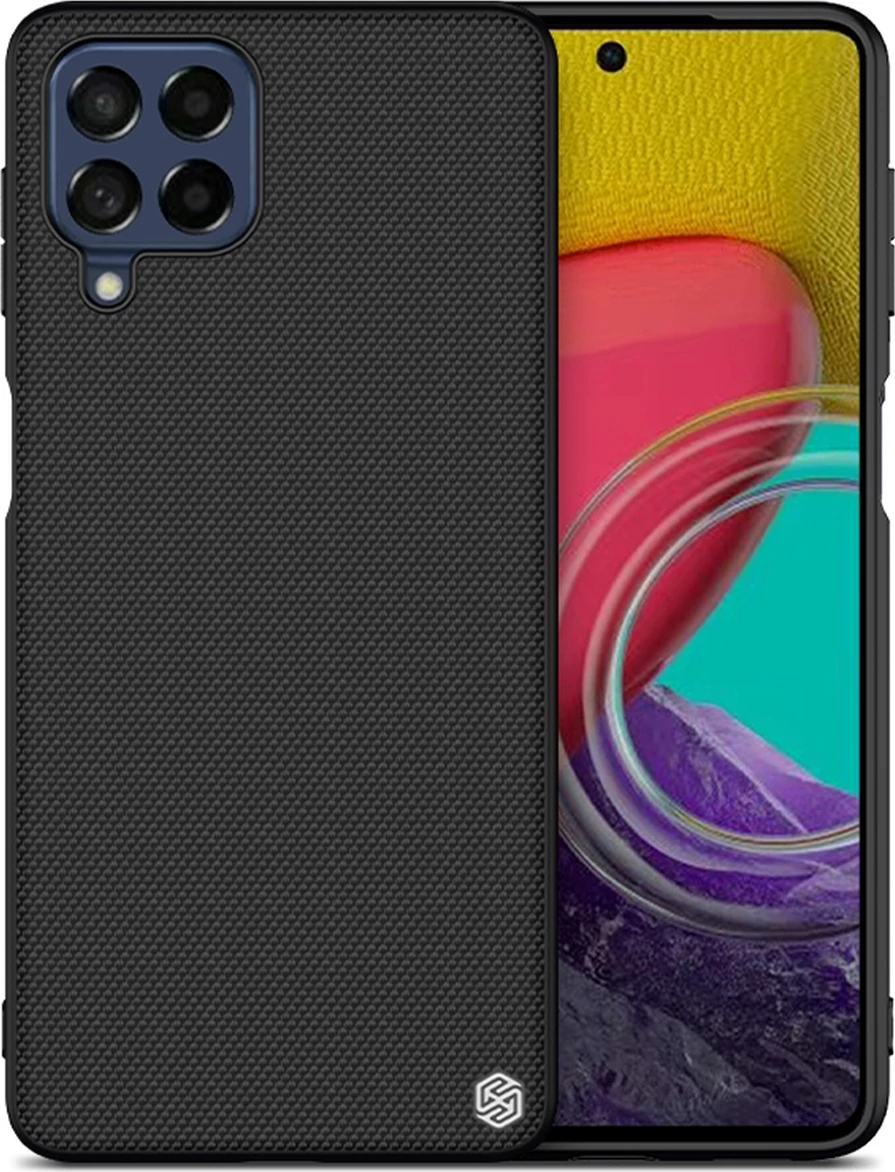 Teksturiran ovitek za telefon Nillkin za Samsung Galaxy M53 5G, črn
