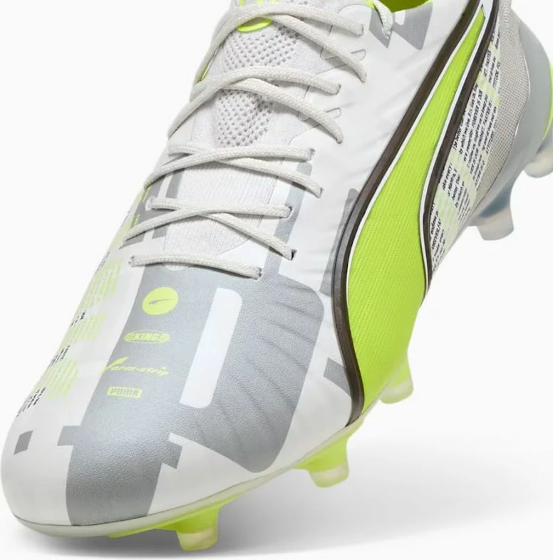 Futbalske kopačke Puma King Ultimate FG/AG, moške, pepelno-zeleno