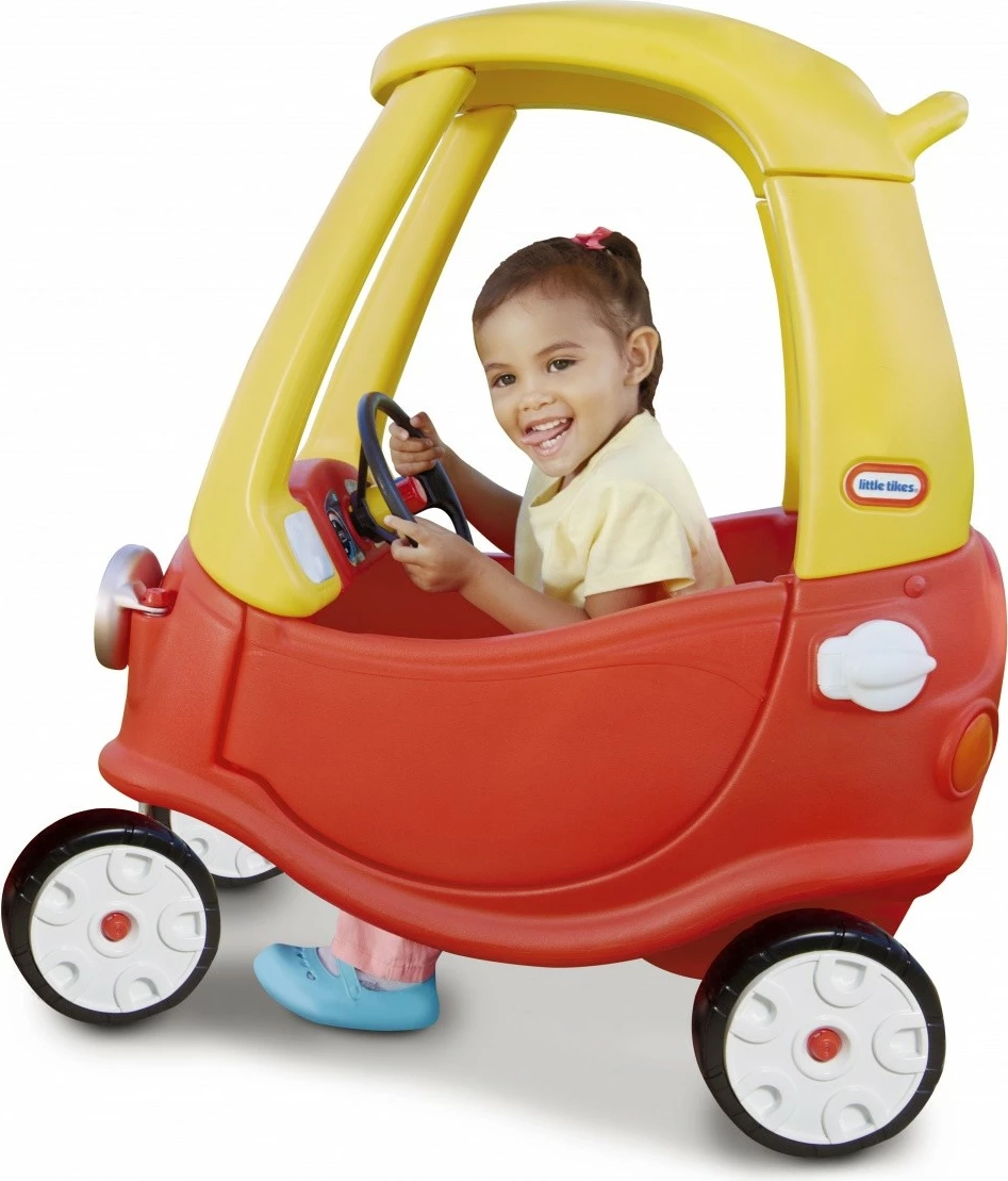 Igračeča voziček z novimi očmi, rdeče/rumen Little Tikes Cozy Coupe