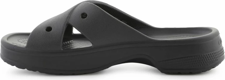 Sandali z izrazitvi trakovi, Crocs, ženski, črni