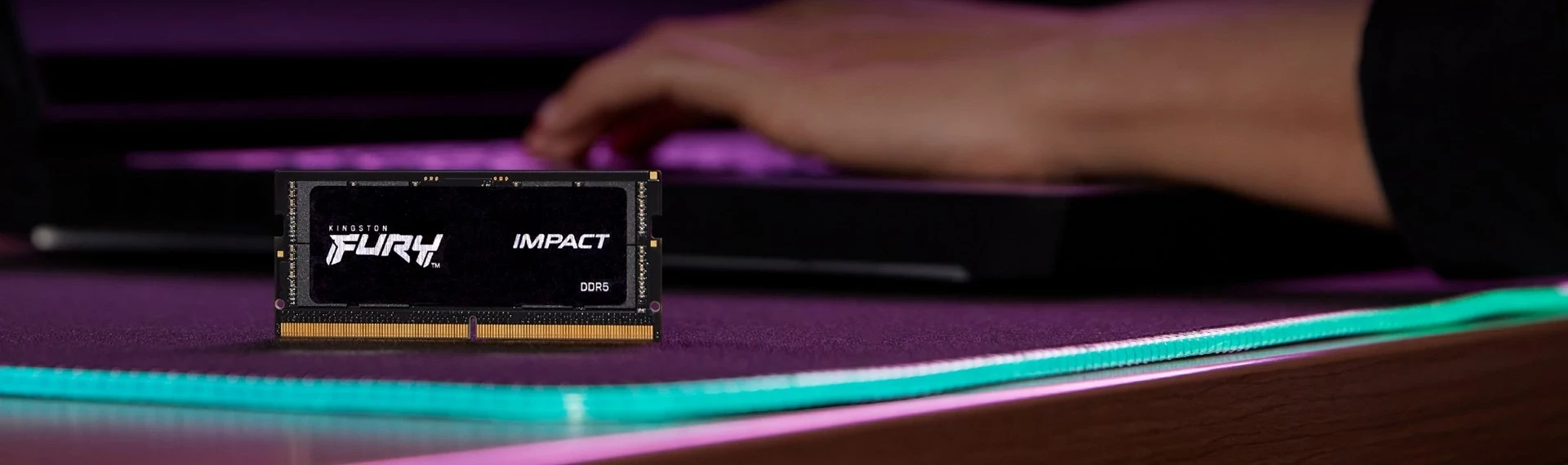 RAM pomnilnik Kingston Fury Impact, SODIMM, DDR5, 16 GB, 5600 MHz, CL40