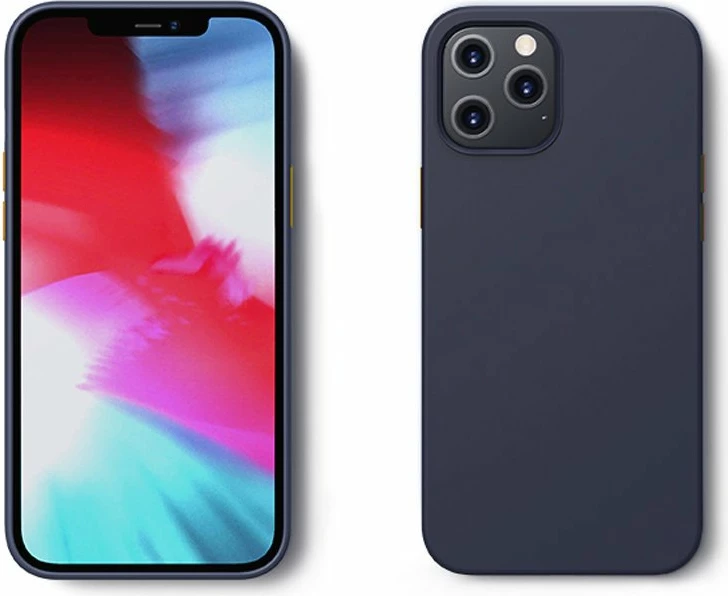 Ovitek za iPhone 12 Pro Max, moder, Joyroom Color Series JR-BP800