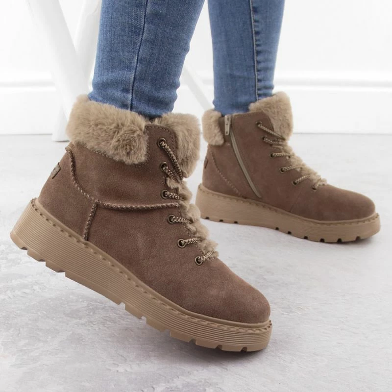 Čizme Rieker, ženske, rjave