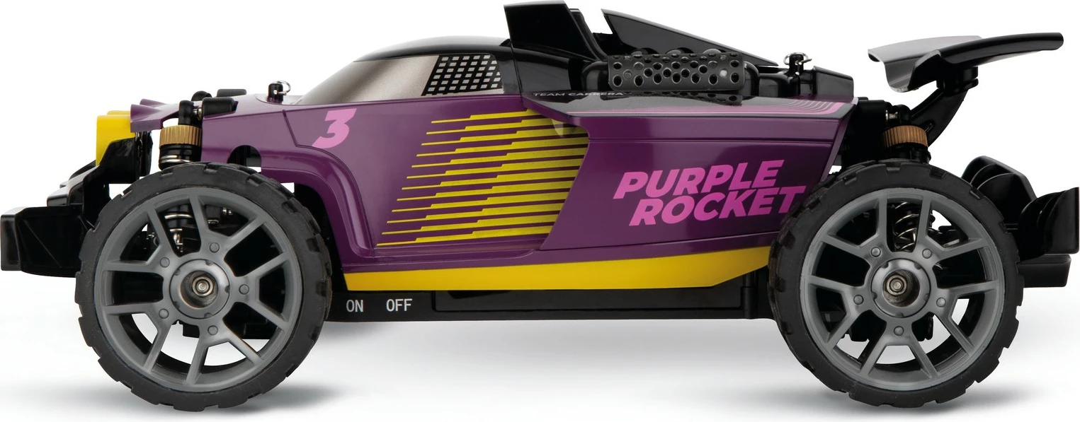 Daljinsko vodena buggy z električnim motorjem Carrera Purple Rocket RC, 2,4 GHz, vijolična
