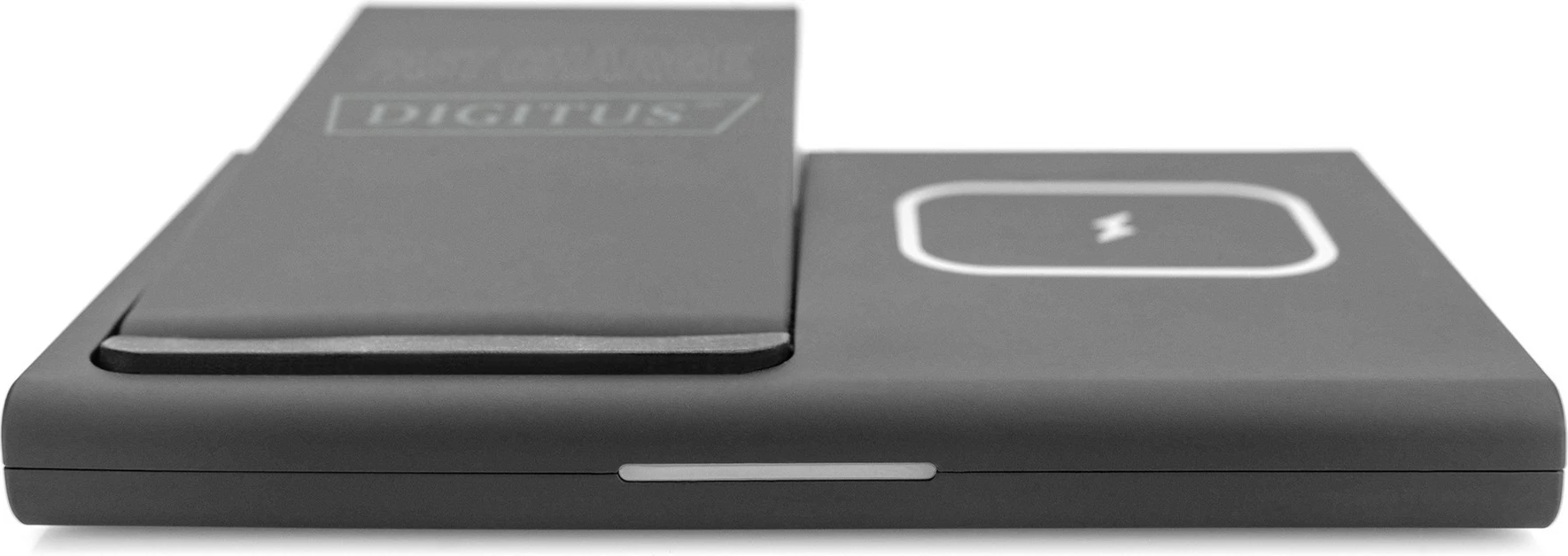 3-v-1 postaja za polnjenje Digitus za iPhone, Apple Watch, AirPods, siva