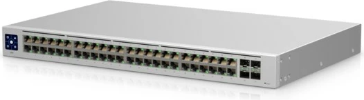 Preklopnik, Ubiquiti UniFi USW-48, upravljan, L2, Gigabit Ethernet, srebrn