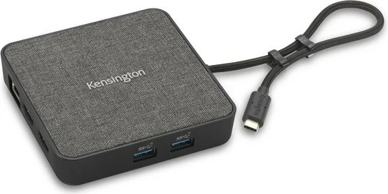 Prenosna priklopna postaja USB4 100 W Kensington MD120U4, 10 Gbit/s, črna