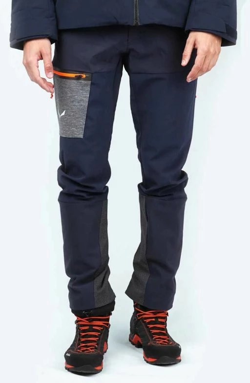 Softshell hlače za moške Salewa, črne