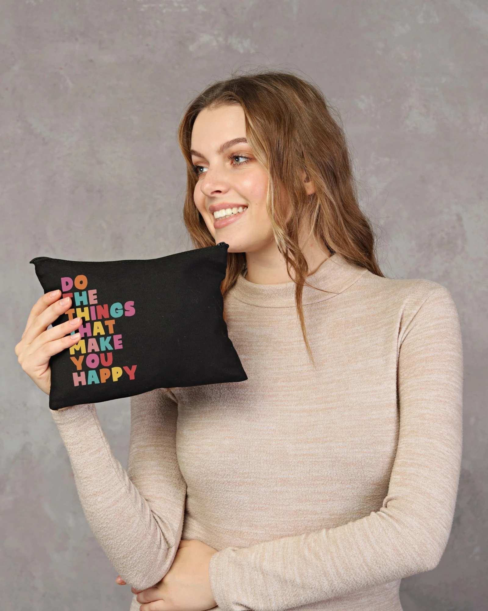 Kozmetična torbica za make-up Zoozie Bags, črna, 25 x 18 cm