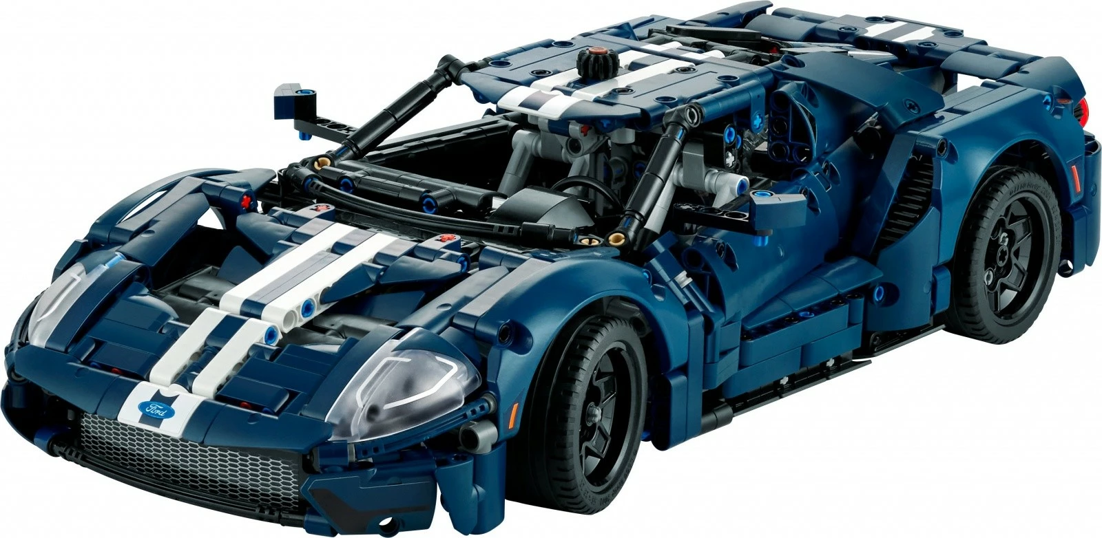 Komplet za sestavljanje LEGO Technic Ford GT 42154, 1466 delov, moder