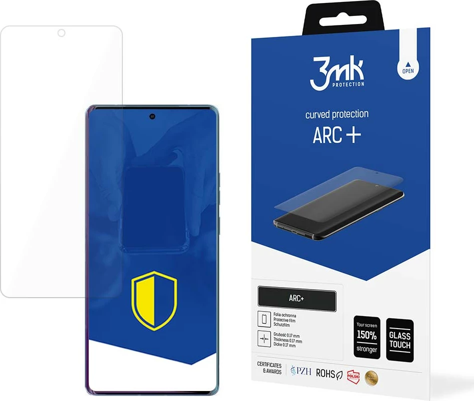 Zaščita zaslona 3mk ARC+ za Motorola Edge 40 Pro 5G, prozorna