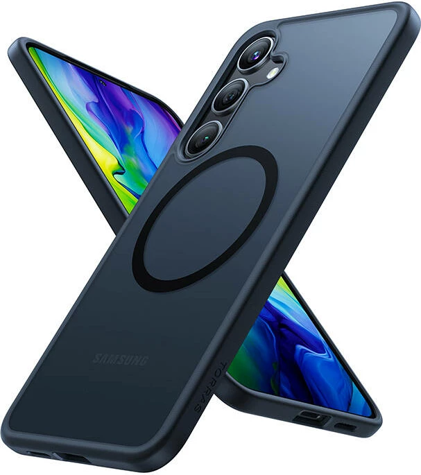 Ovitek Torras Guardian-Mag za Samsung S24+, črn