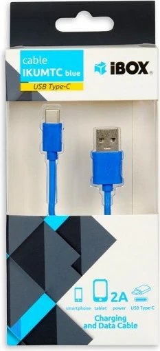 USB kabel iBox IKUMTCB, 1 m, USB 2.0, USB A na USB C, moder