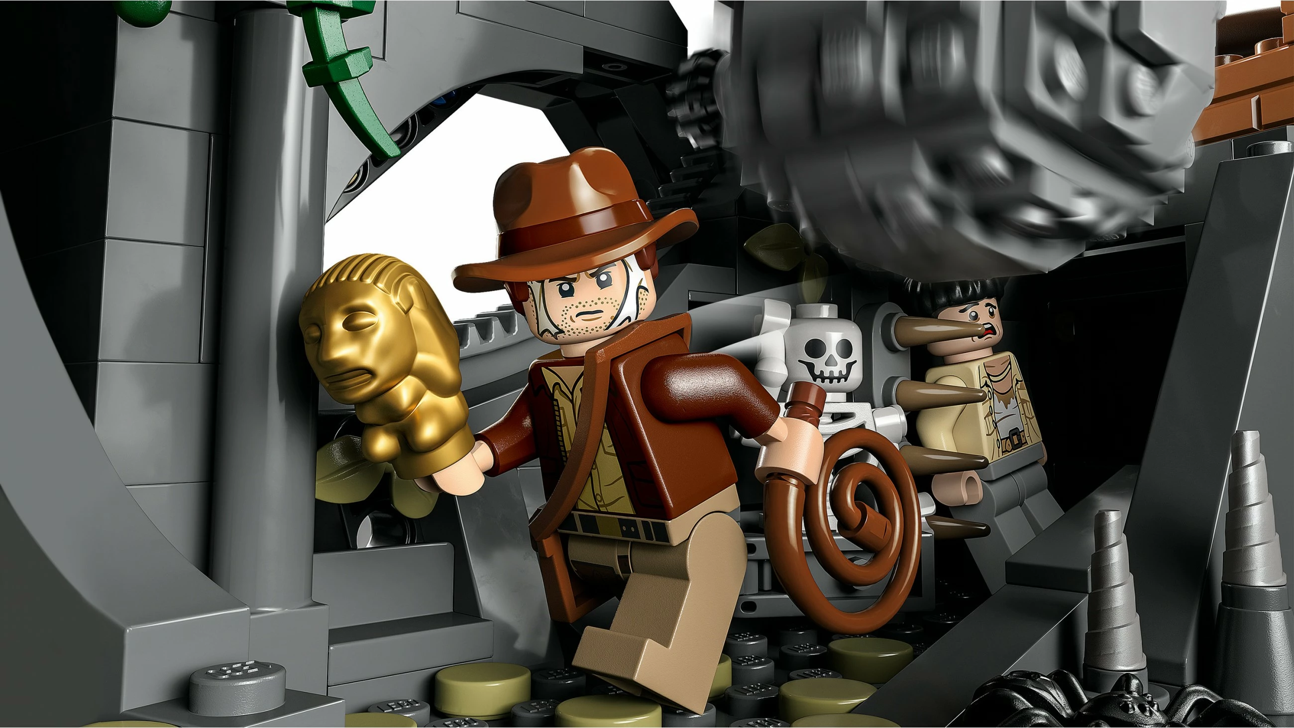 Set gradnje Indiana Jones Temple of the Golden Idol LEGO 77015, 1545 kosov, večbarven