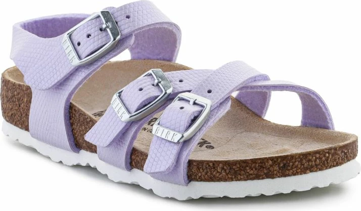 Sandali za otroke Birkenstock Kumba Shiny Lizard, vijolični