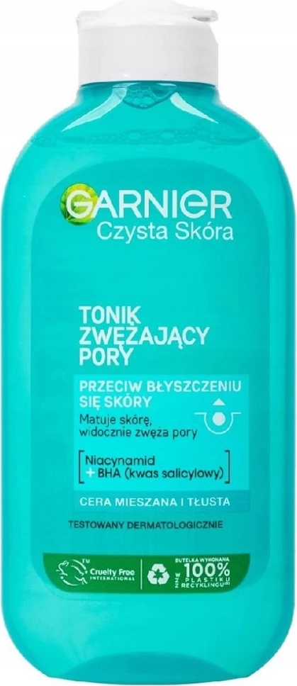 Matirajoči tonik za obraz Garnier Czysta Skóra, 200 ml