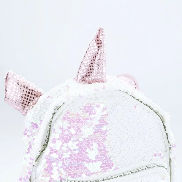 Nahrbtnik Nice Unicorn za dekleta, rožnato/bele barve