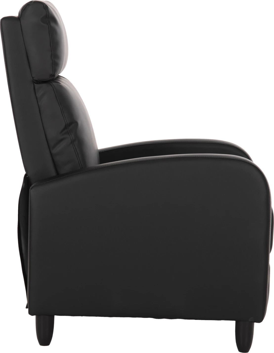 Sprostitveni naslanjač HIBER FH9782.11 črna PU 67,5x90x104Hcm