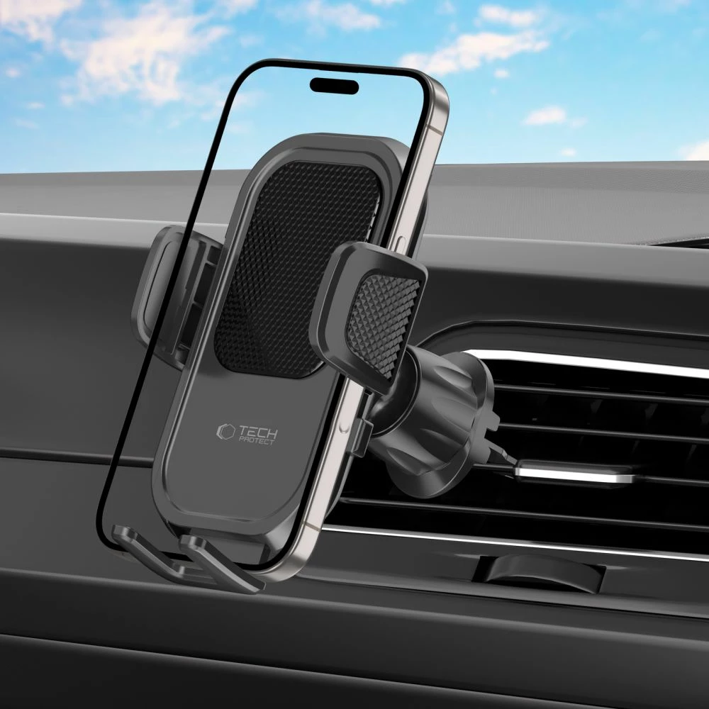 Univerzalni nosilec za telefon Tech-Protect V8, avto, črn
