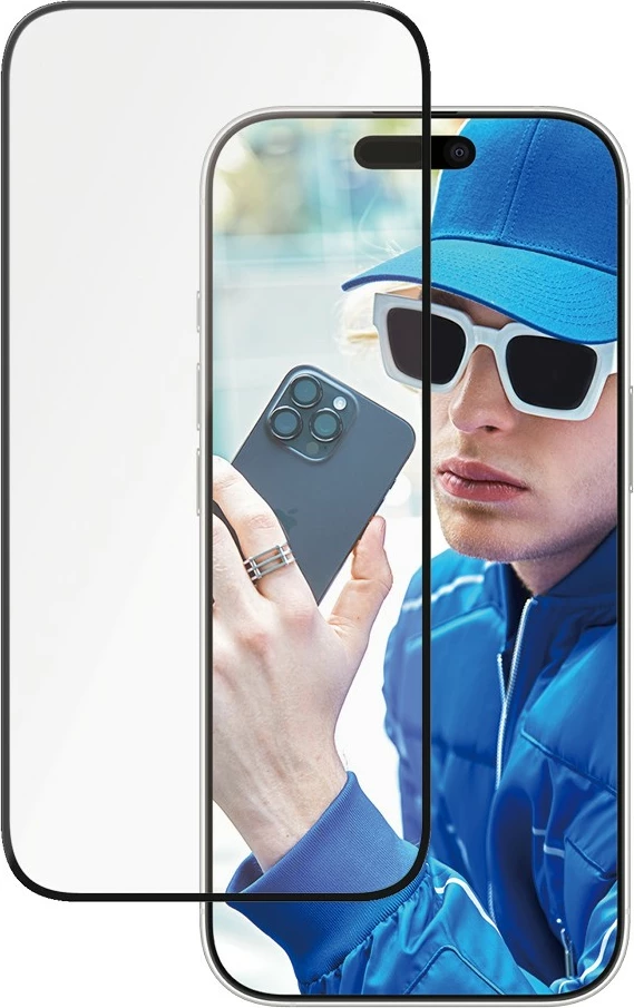 Keramično zaščitno steklo PanzerGlass za iPhone 16 Pro, prozorno