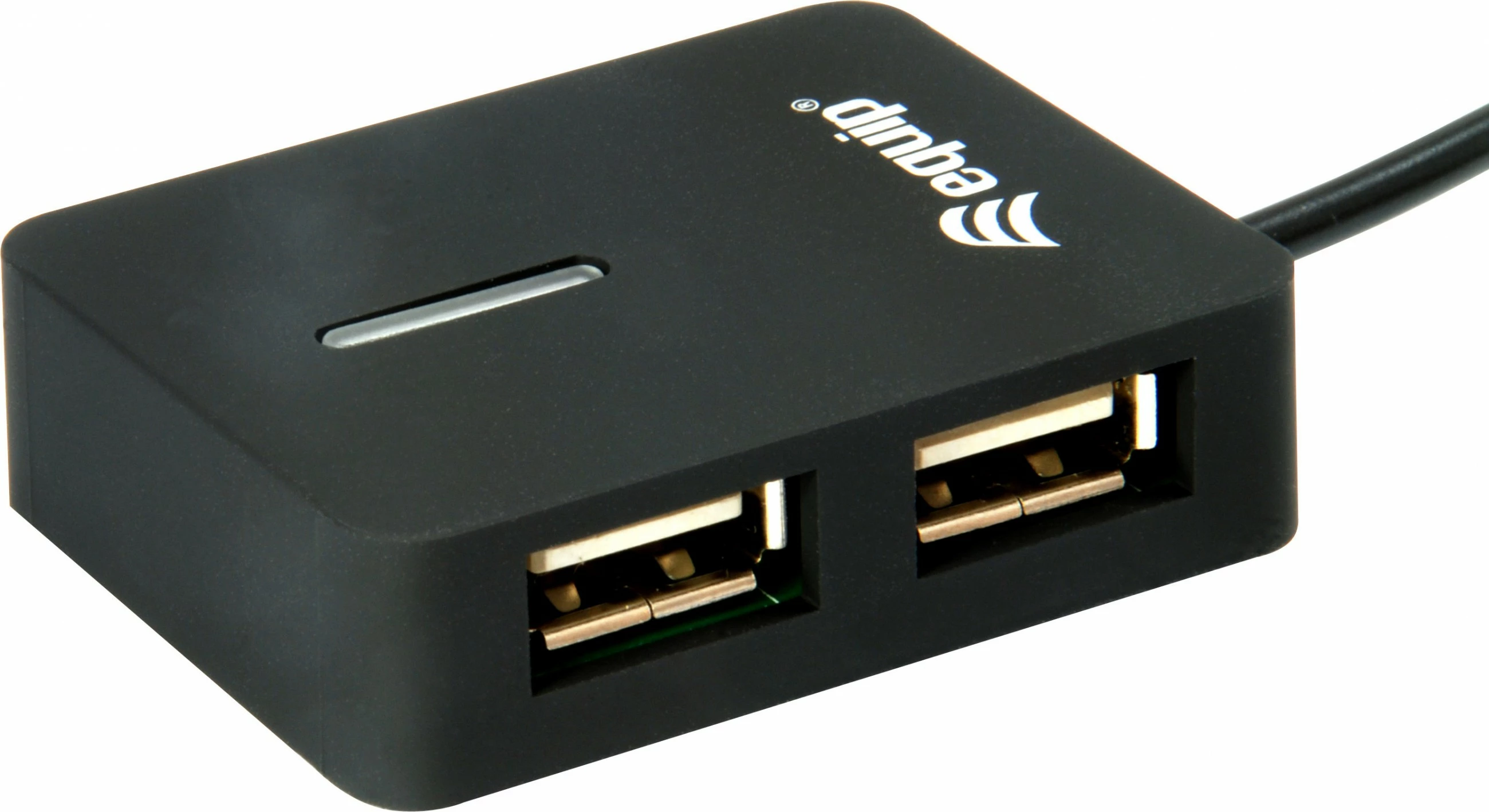 USB hub s 4 vrati Equip 128952, USB 2.0, 480 Mbit/s, črn