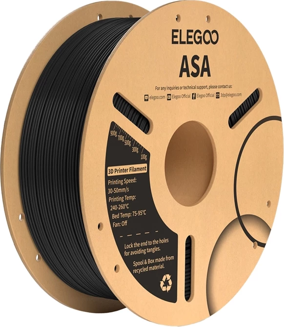 Filament ASA, 1 kg, črn Elegoo 50.203.0182