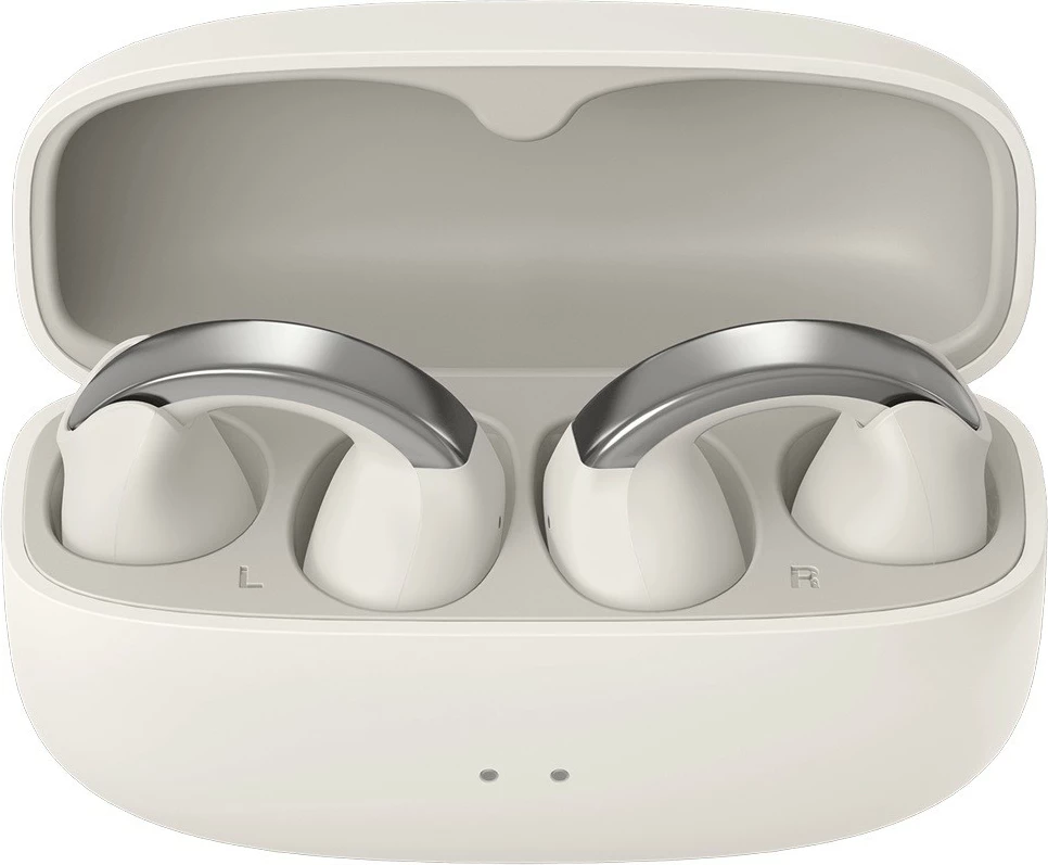 Brezžične slušalke JVC HA-NP1T (HA-NP1TWU), Bluetooth 5.3, mikrofon, 8 h + 24 h s polnilno škatlico, USB-C, bele