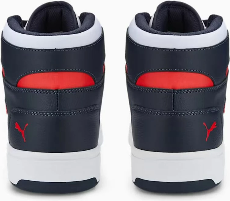 Superge za moške, bele z rdečimi in temno modrimi detajli, Puma