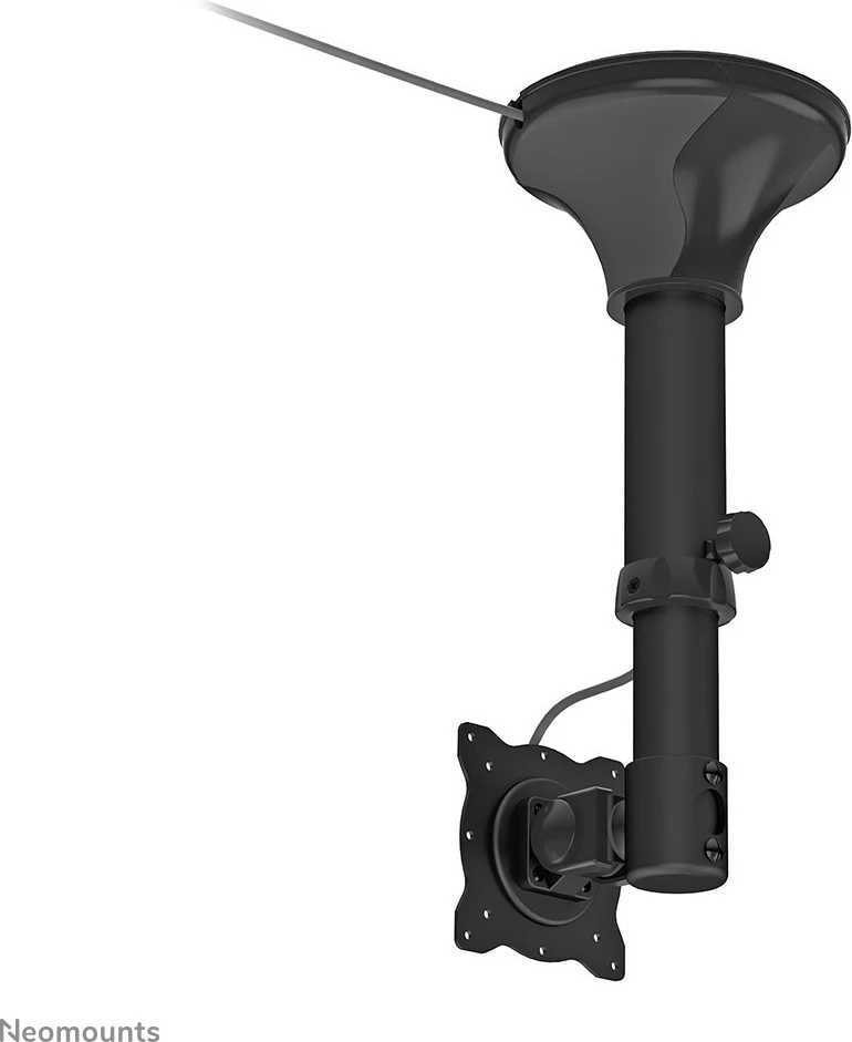Stropni nosilec za zaslon do 30 inč, Newstar FPMA-C025BLACK, črn