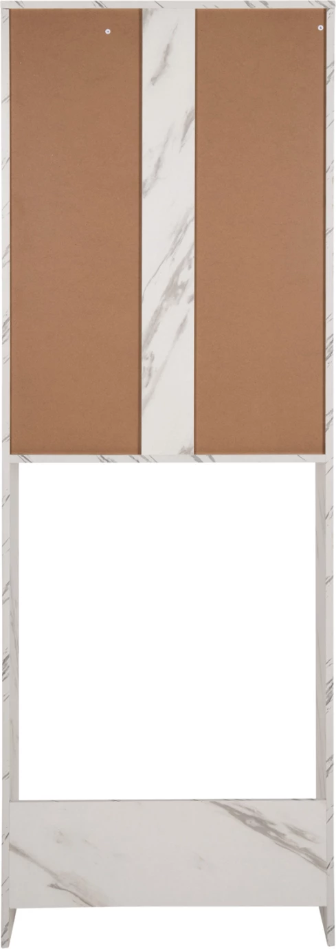 Pohištvo za pralni stroj TERRY FH9122.12 z omarico in policami melamin belo marmor 64Χ29Χ181Hcm