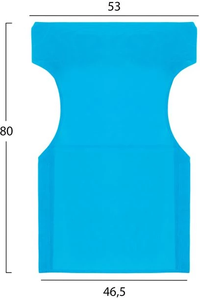 Nadomestna blazina svetlo modra 2x1 za direktorski naslanjač FH5272.08 46,5χ53χ80