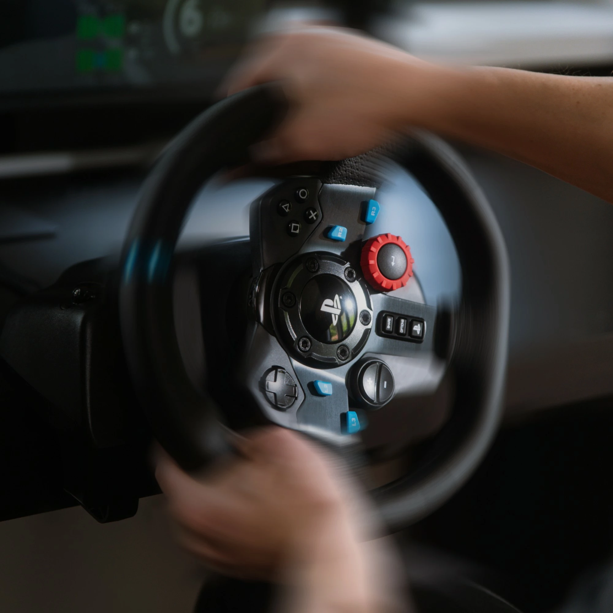 Dirkalni volan Logitech G G29 Driving Force, PlayStation 5 in PlayStation 4, USB 2.0, črn
