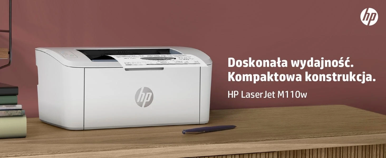 Laserski tiskalnik za majhno pisarno HP LaserJet M110w, bel