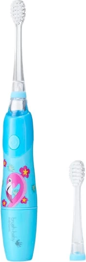 Otroška električna zobna ščetka Brush-Baby KidzSonic Flamingo, 1 kos