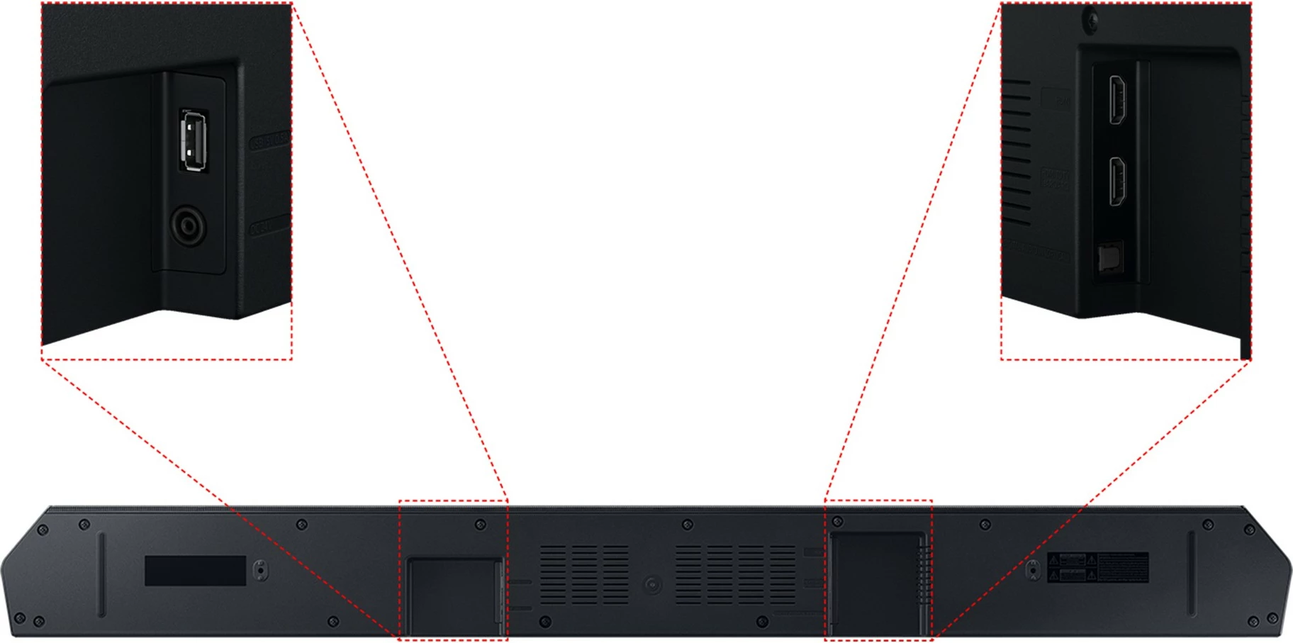 Soundbar z ločenim subwooferjem Samsung HW-Q600C/EN, črn