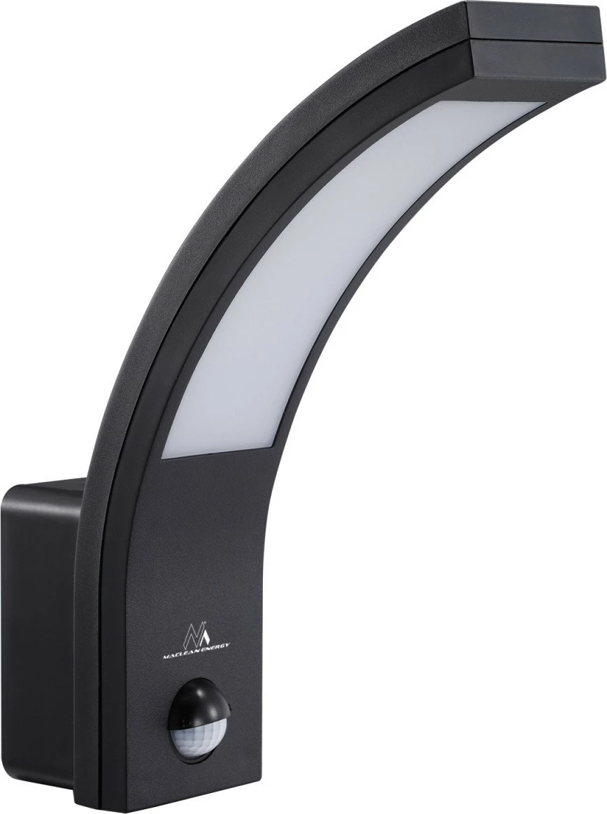 LED svetilka z gibljivim senzorjem Maclean MCE244B, 10W, 750 lm, IP54, črna