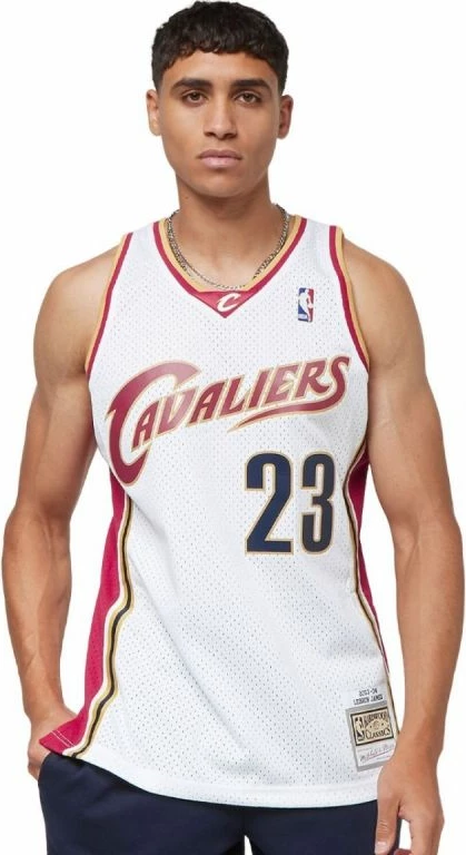 Športna majica Mitchell & Ness, bela