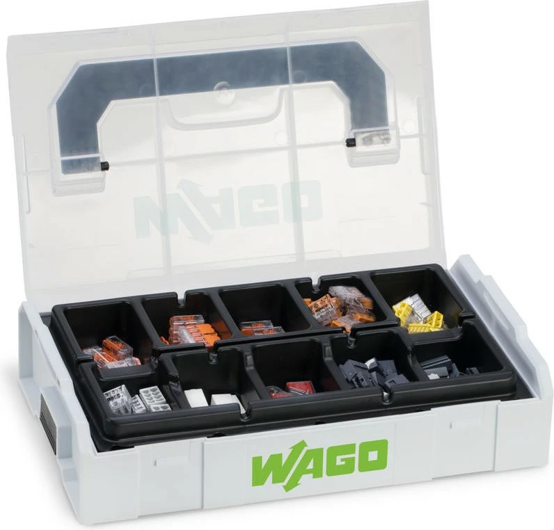 Komplet električnih konektorjev L-BOXX Mini, WAGO, serije 221, 2273, 773, 224, 243
