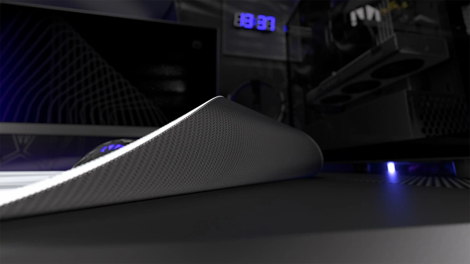 Mauspad Crystal Onyx Endorfy, L, bel