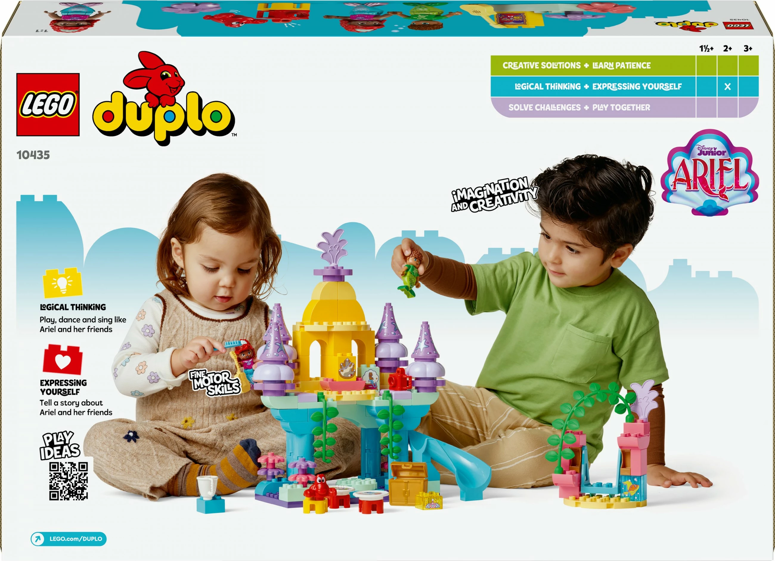 Magični podvodni grad Ariel Disney LEGO DUPLO 10435, večbarven