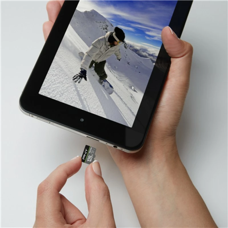 Kartica spomina PNY PRO Elite 128GB microSDXC, Class 10 UHS-I U3, črno/siva
